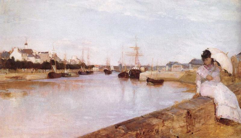 Berthe Morisot The port of Lorient Sweden oil painting art
